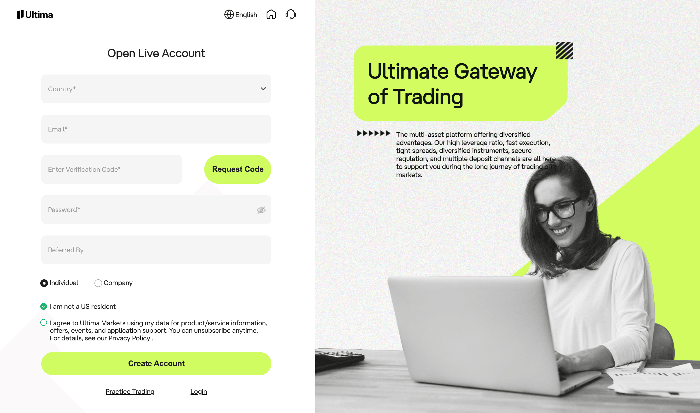 Open Account — Step 2