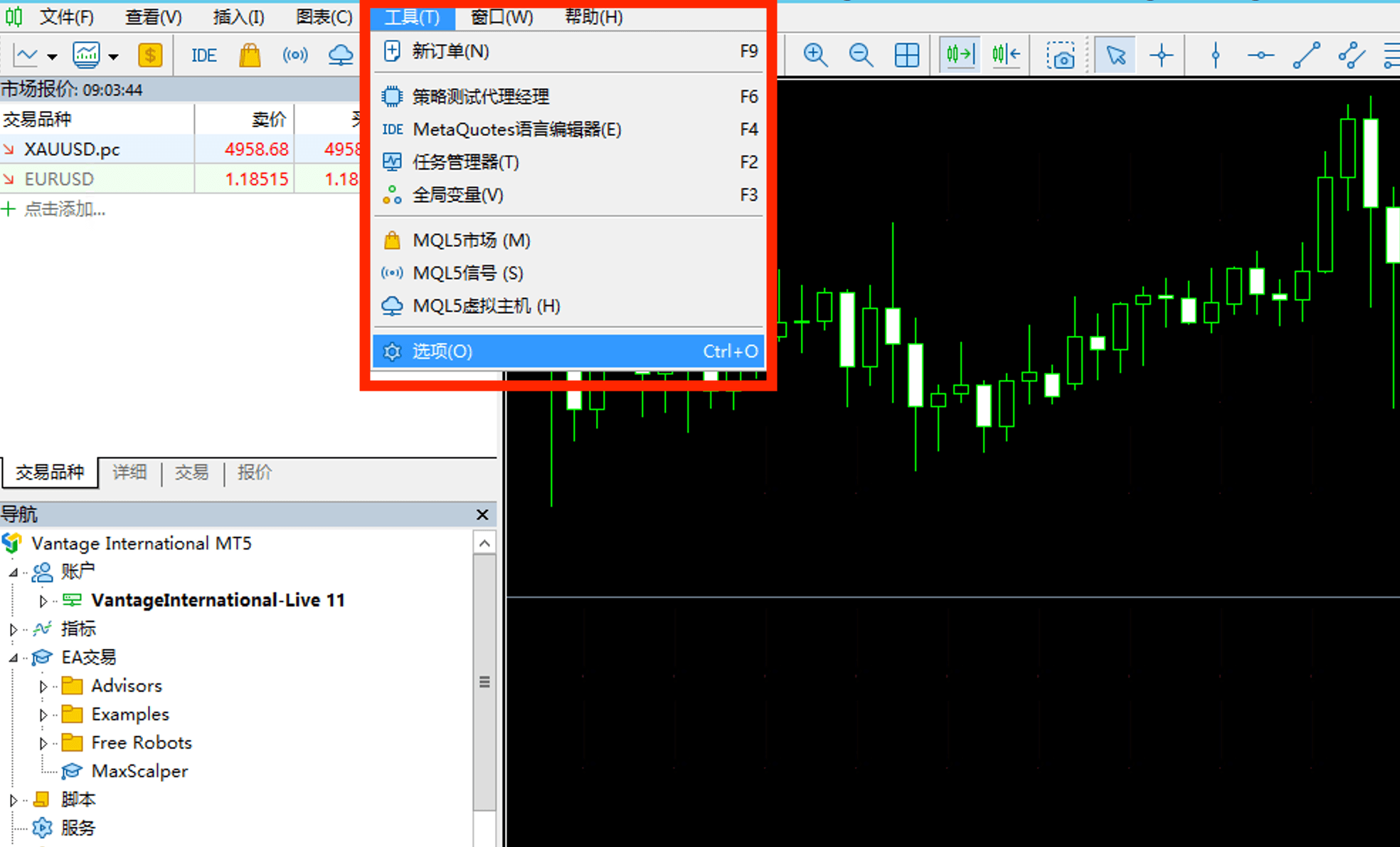 Enable WebRequest — Step 1